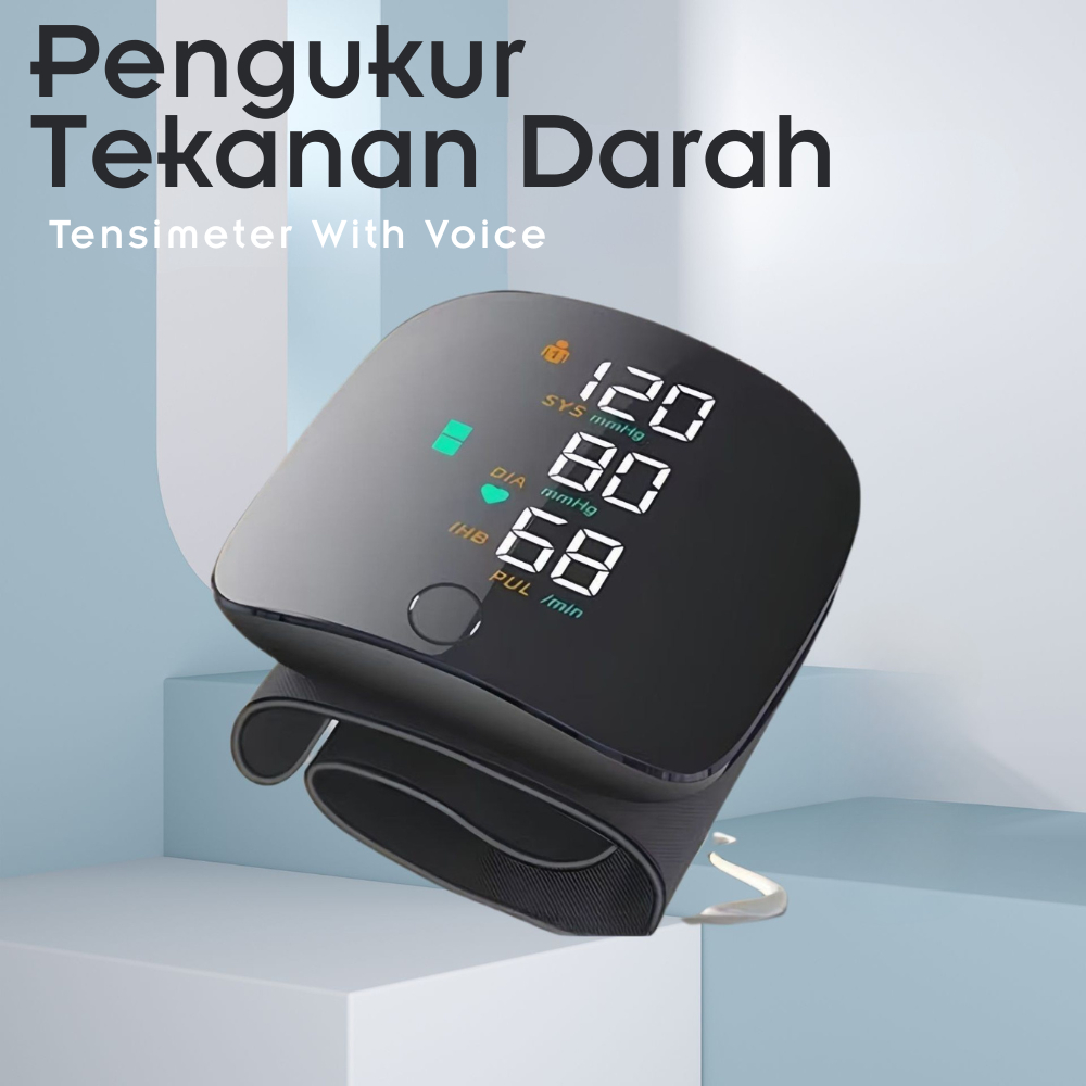 Omicron Alat Tensi Darah Digital Tensimeter Digital Sphygmomanometer Tensi Digital with Voice