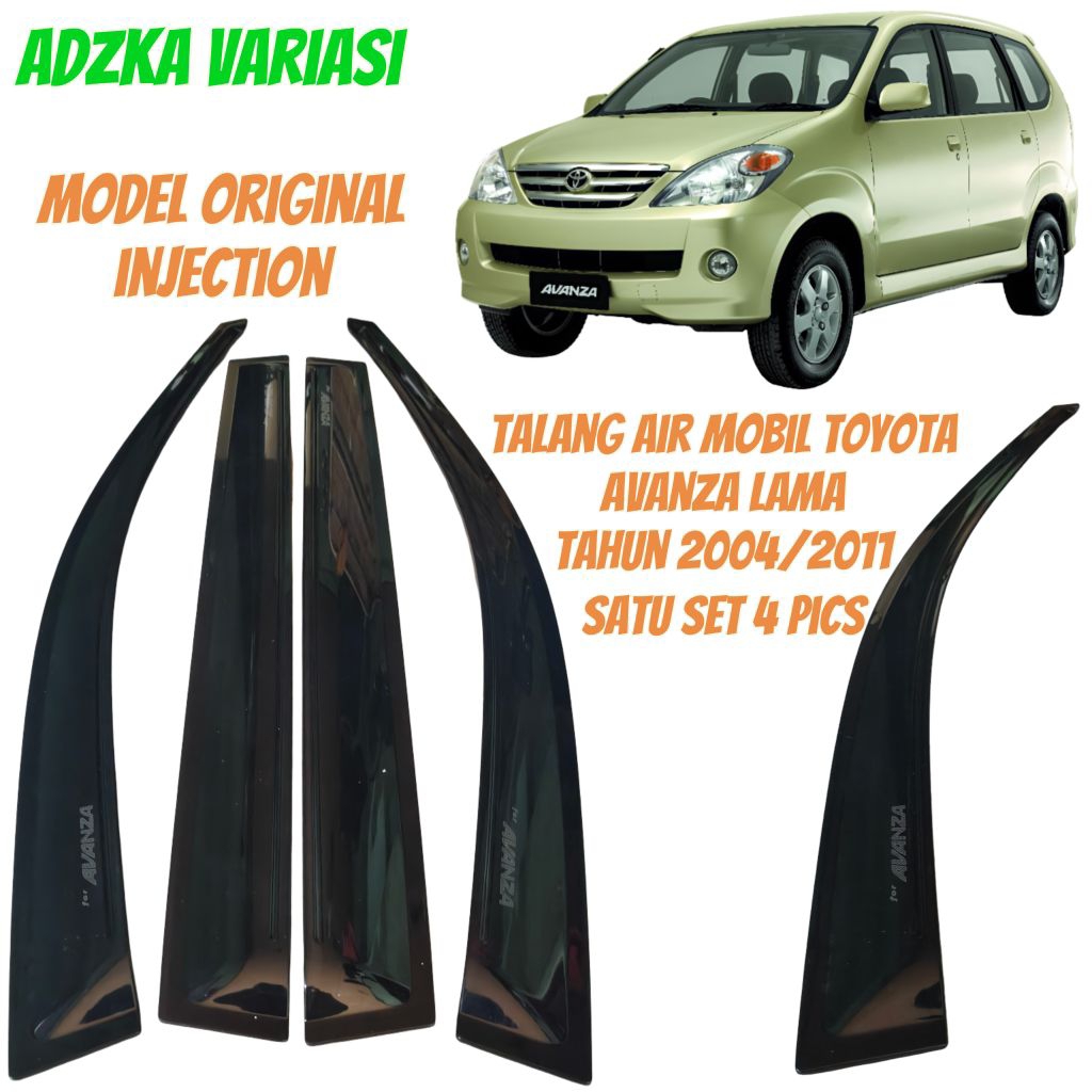 talang air mobil toyota avanza lama model original injection tahun 2004/2011