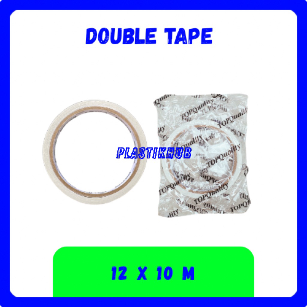 Double Tape 12 x 10 m Rekat Kuat