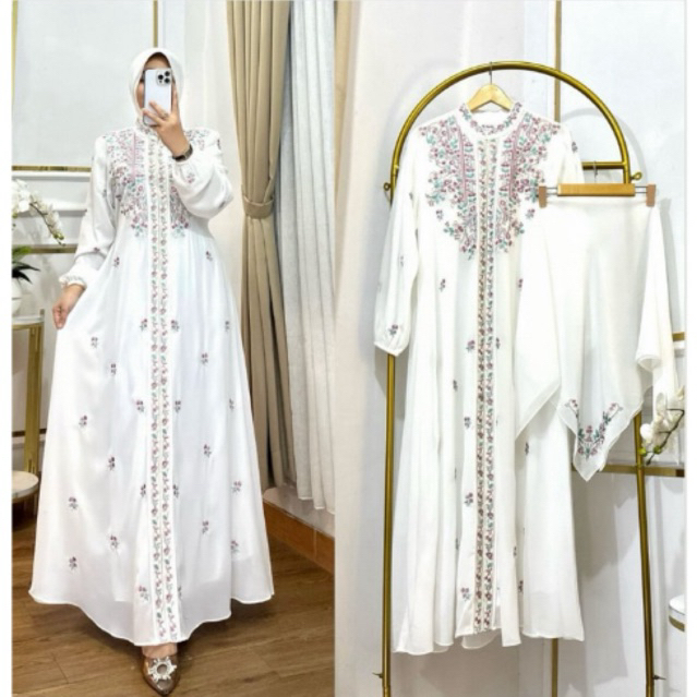 Dress | Gamis Wanita Include Jilbab Pandora