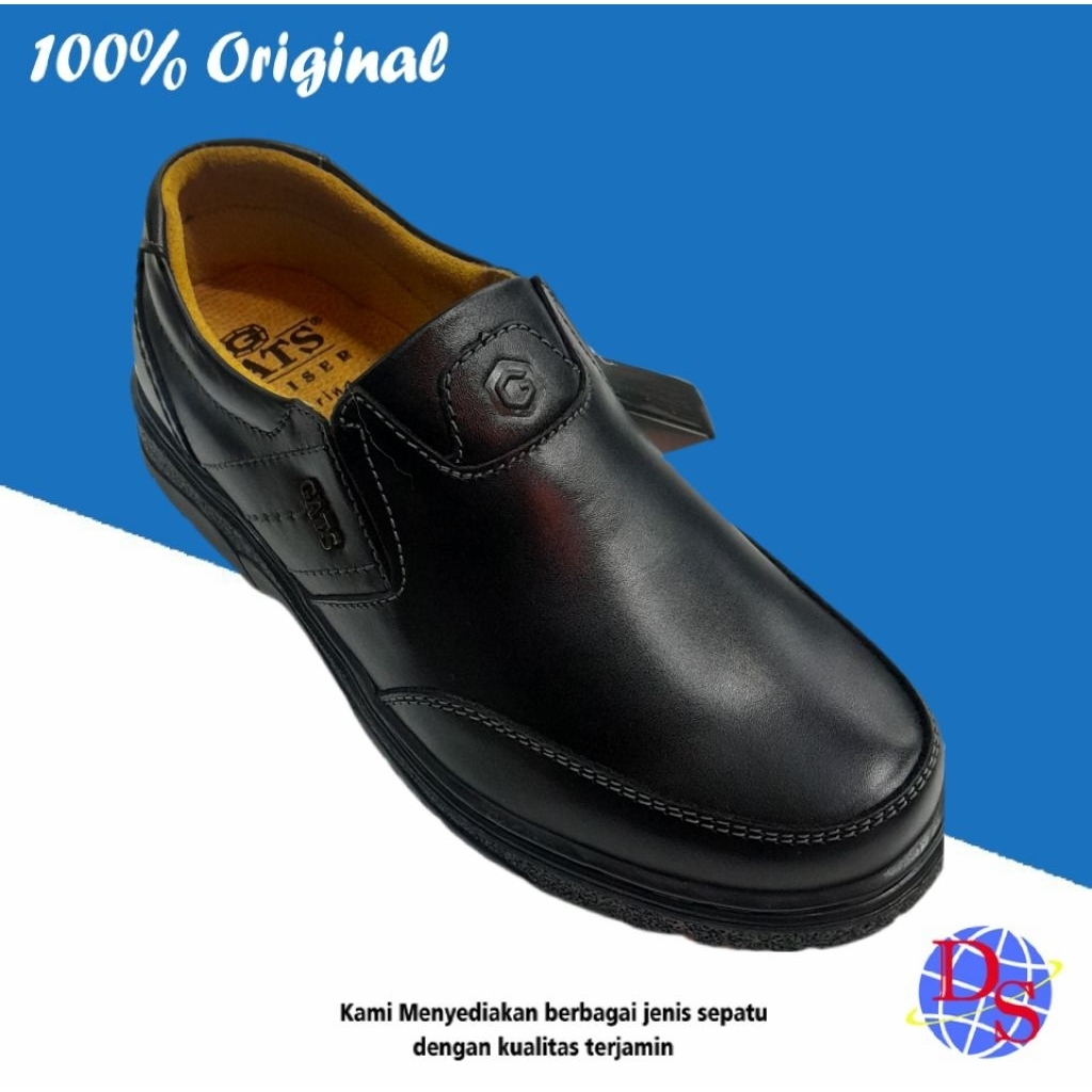 Sepatu Formal Pria Gats LC 1501 Hitam Sepatu Loafer Pria Sepatu Kulit Pria Sepatu Gats Pria