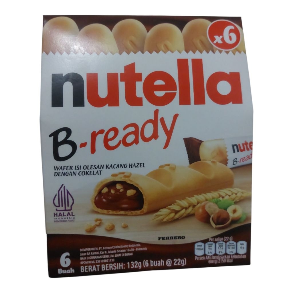Nutella B-ready 132g nutella coklat original