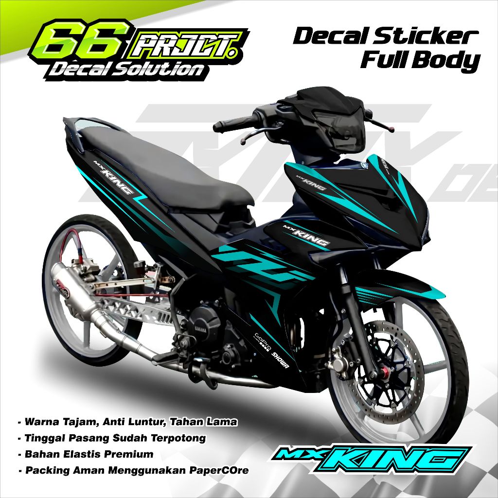 Stiker Decal Motor Yamaha Mx King Old Full Body Stiker Dekal Variasi Motor Mx King Old 150 Keren