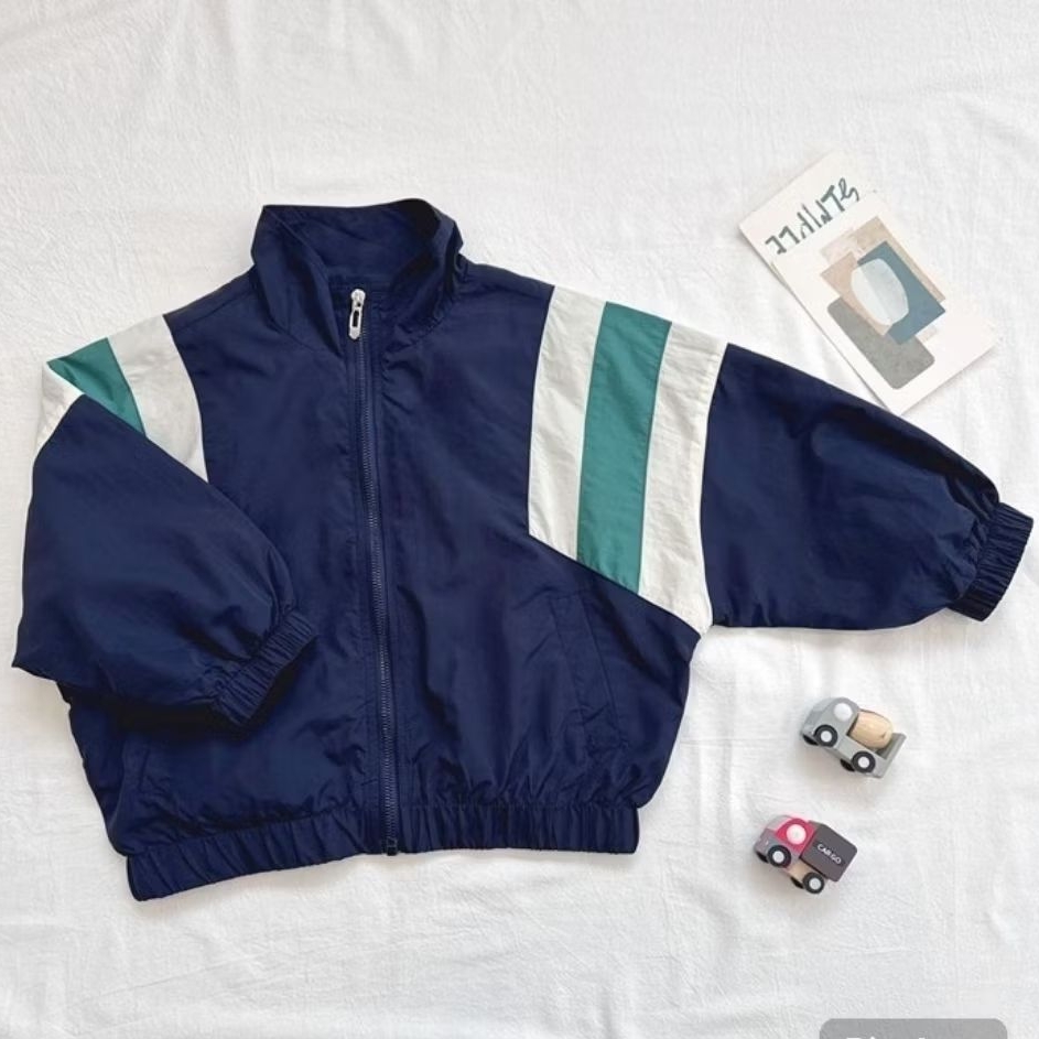 BRUDKAS VARSITY JACKET VINTAGE ANAK SOFT PARASUT WATERPOOF MANTEL ANAK TANGGUH