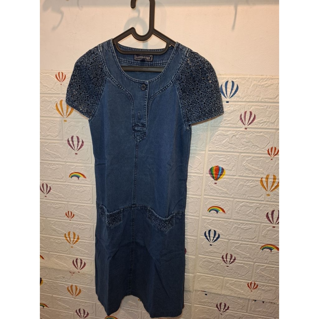 Midi Dress Blue Jeans size M