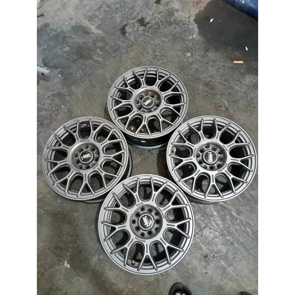 VELG MOBIL BEKAS RACING HSR PELEG MOBIL SECOND RACING HSR  RAI-S5 RING 15 LEBAR 65 PCD 10X100/114,3 