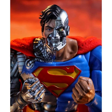 MCFARLANE DC MULTIVERSE CYBORG SUPERMAN NEW ORIGINAL 100%