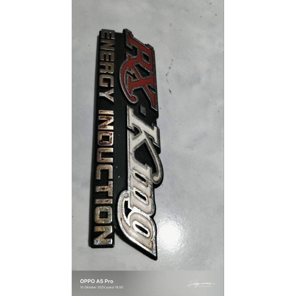Emblem Box acuu Rx king Original second / Emblem box Accu Rx king / logo RX king