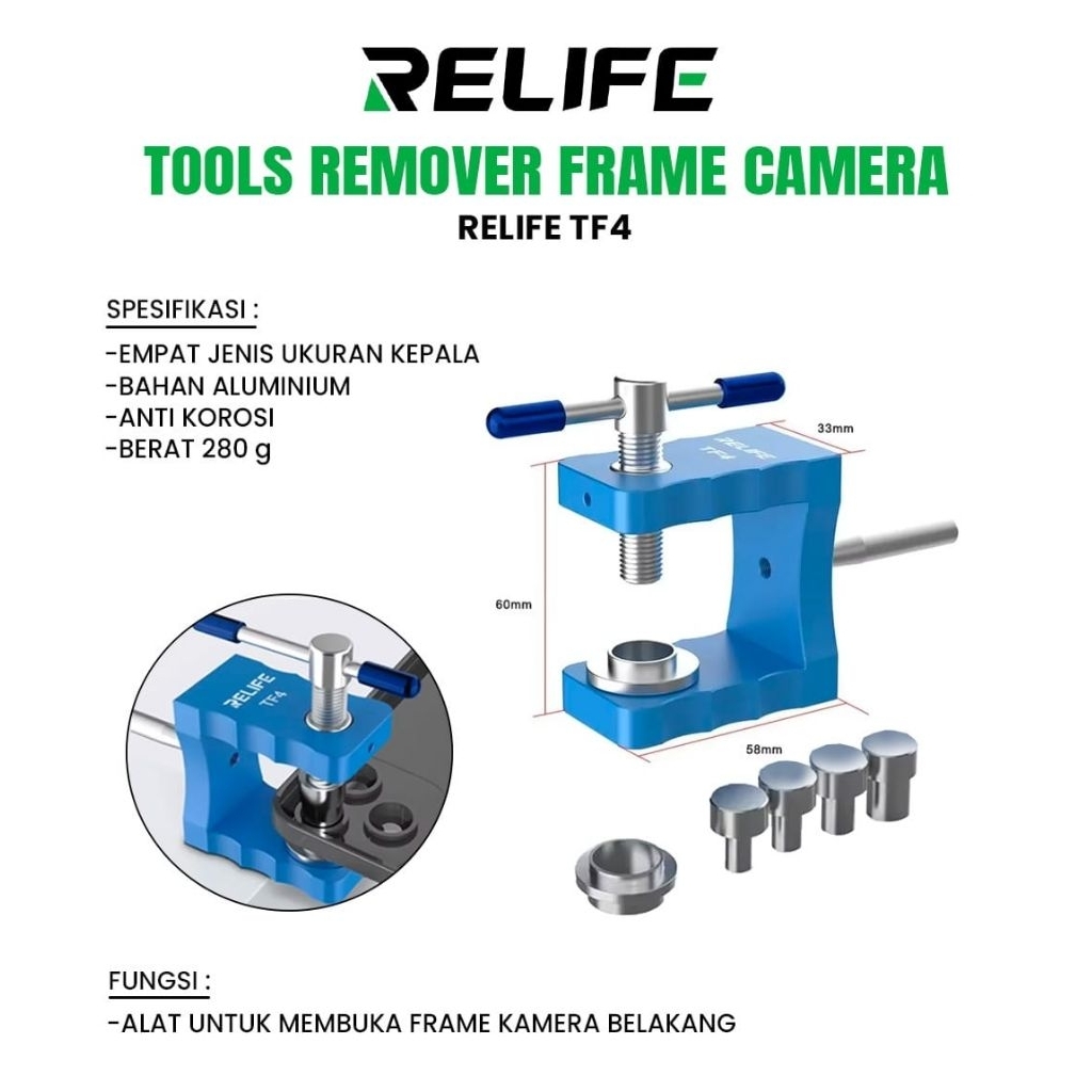 TOOLS REMOVER FRAME CAMERA RELIFE TF4