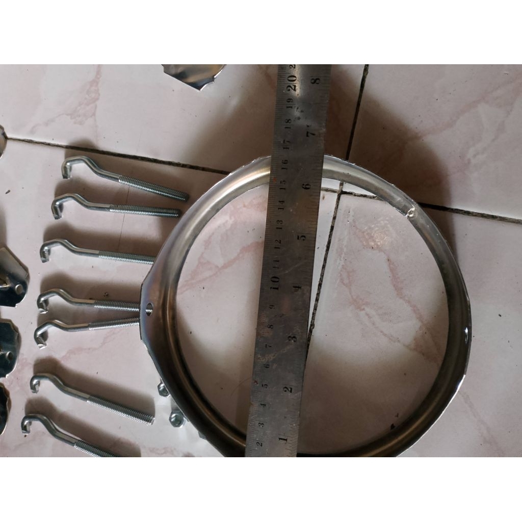 Ring kendang 6inch lengkap lug