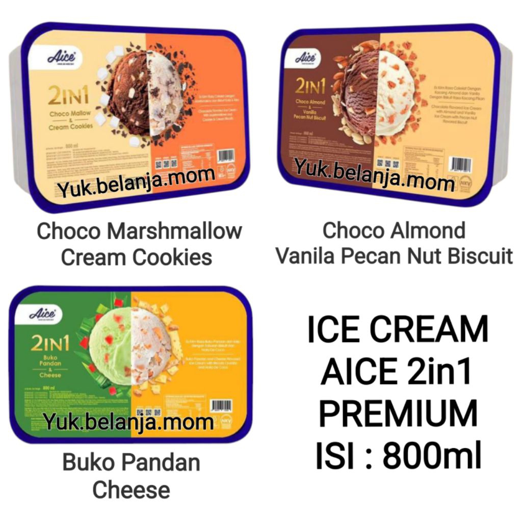 ice cream aice 800ml