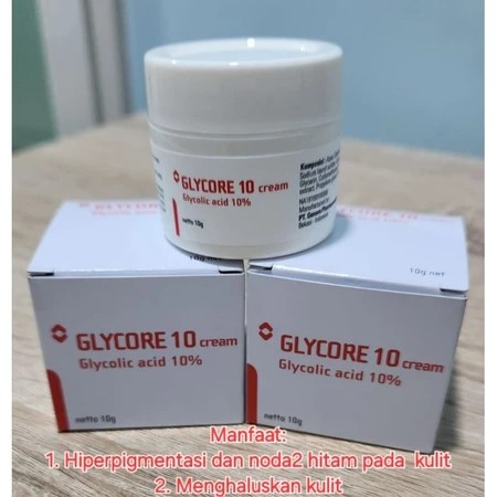 Glycore 10% Whitening Cream Mengatasi Noda Hitam KEMASAN LAMA