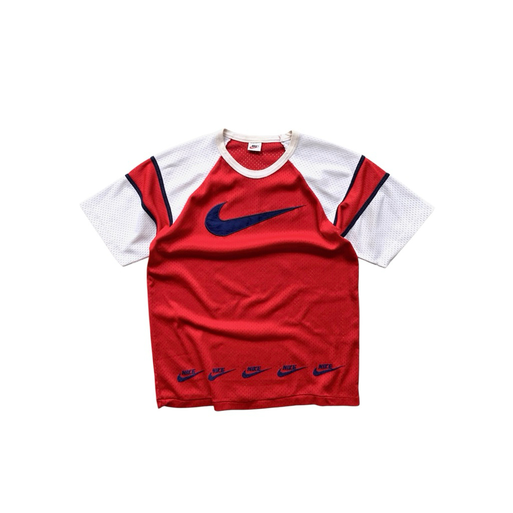 Vintage Bootleg 90s Nike Big Logo Mesh Jersey