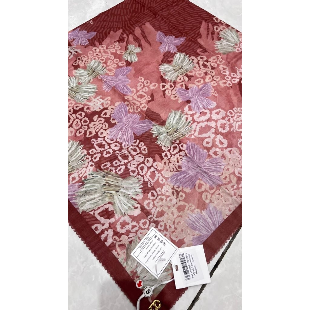 as is buttonscarves les amities cherry