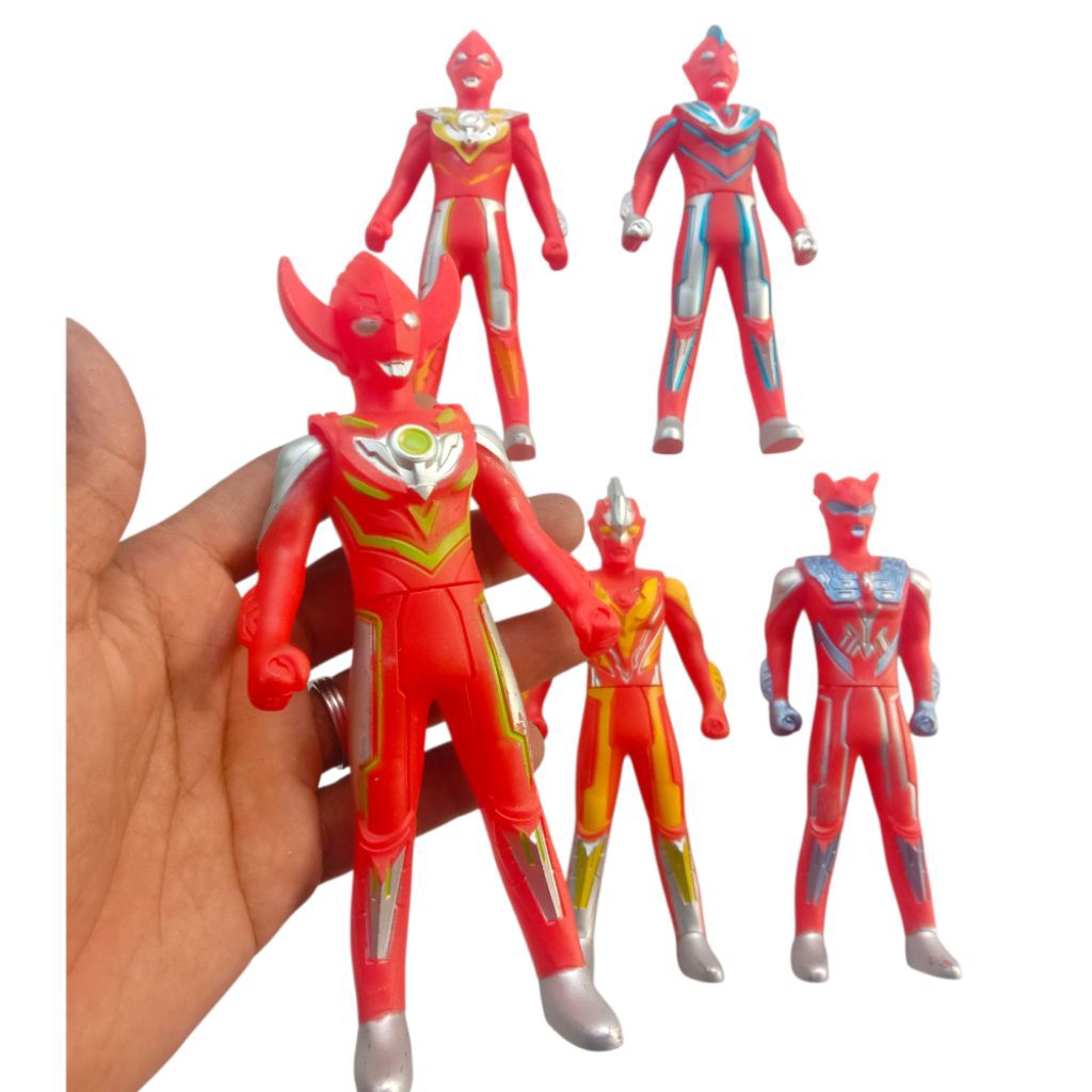 mainan Anak fiture Robot Ultraman x Aultraman x mini
