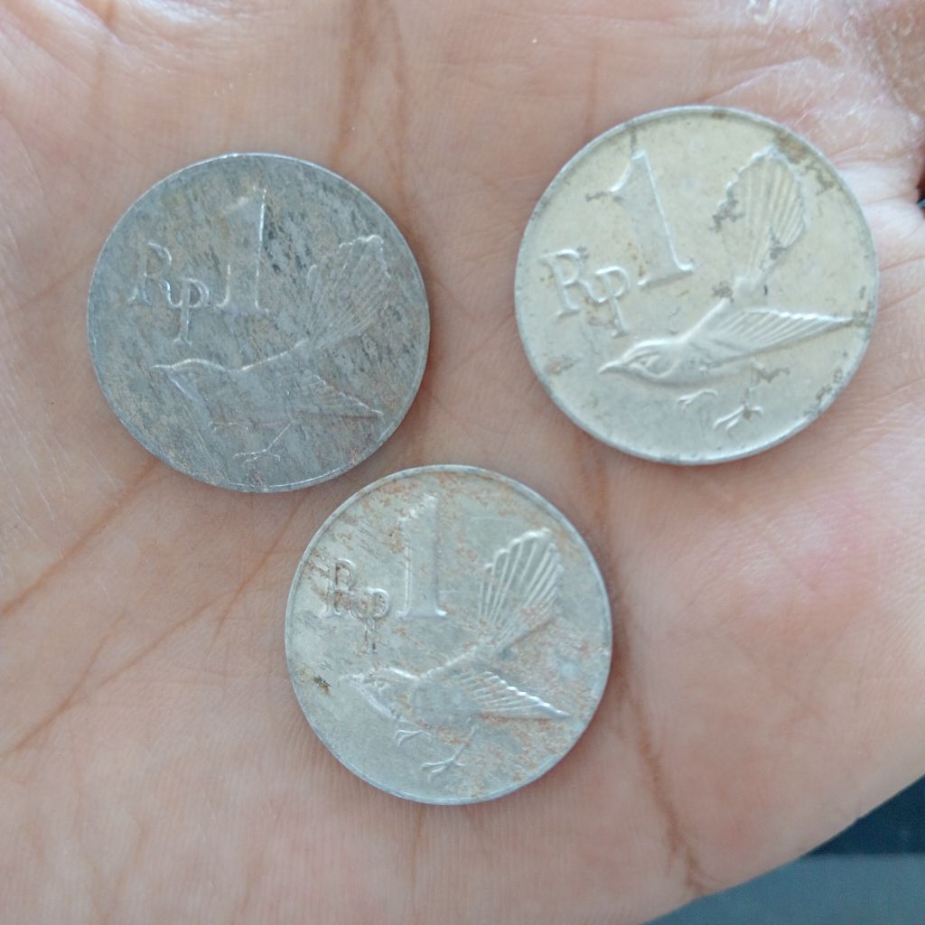 koin 1 rupiah tahun 1970