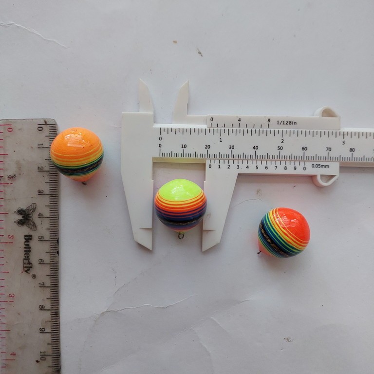 ( Isi 1 Pcs ) Pelampung Bulat Full Lilit Benang 20 MM Limited Edition Langka Super Rapih Sensitif Co