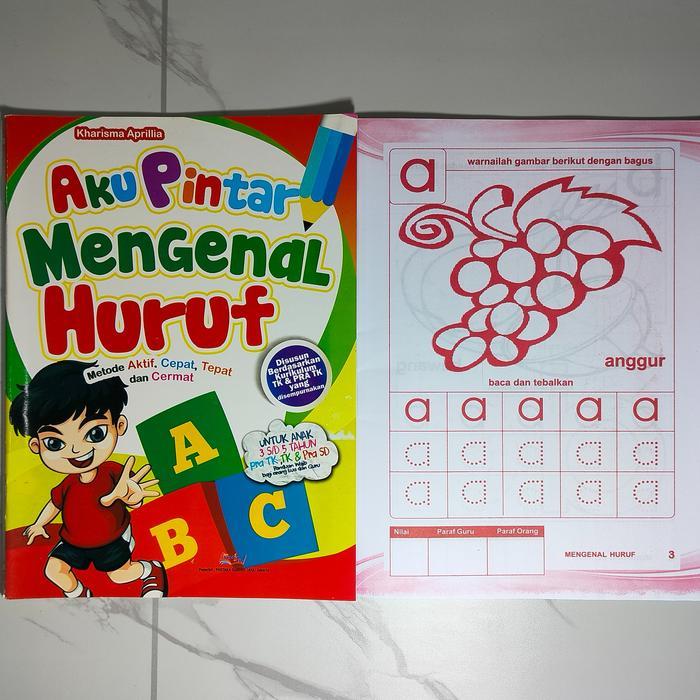 Buku Anak TK PAUD Aku Pintar Mengenal Huruf - Sandro Belajar Abjad