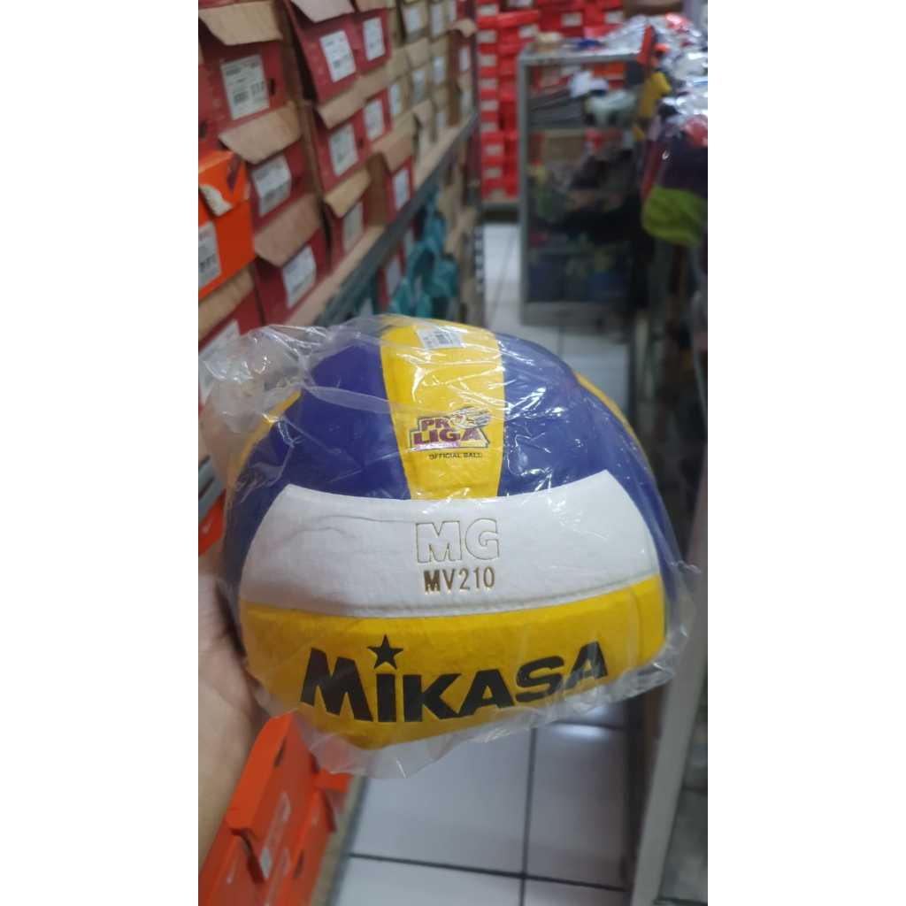 Bola Volley Mikasa Original Tipe MV210 - Bola Voli MV210