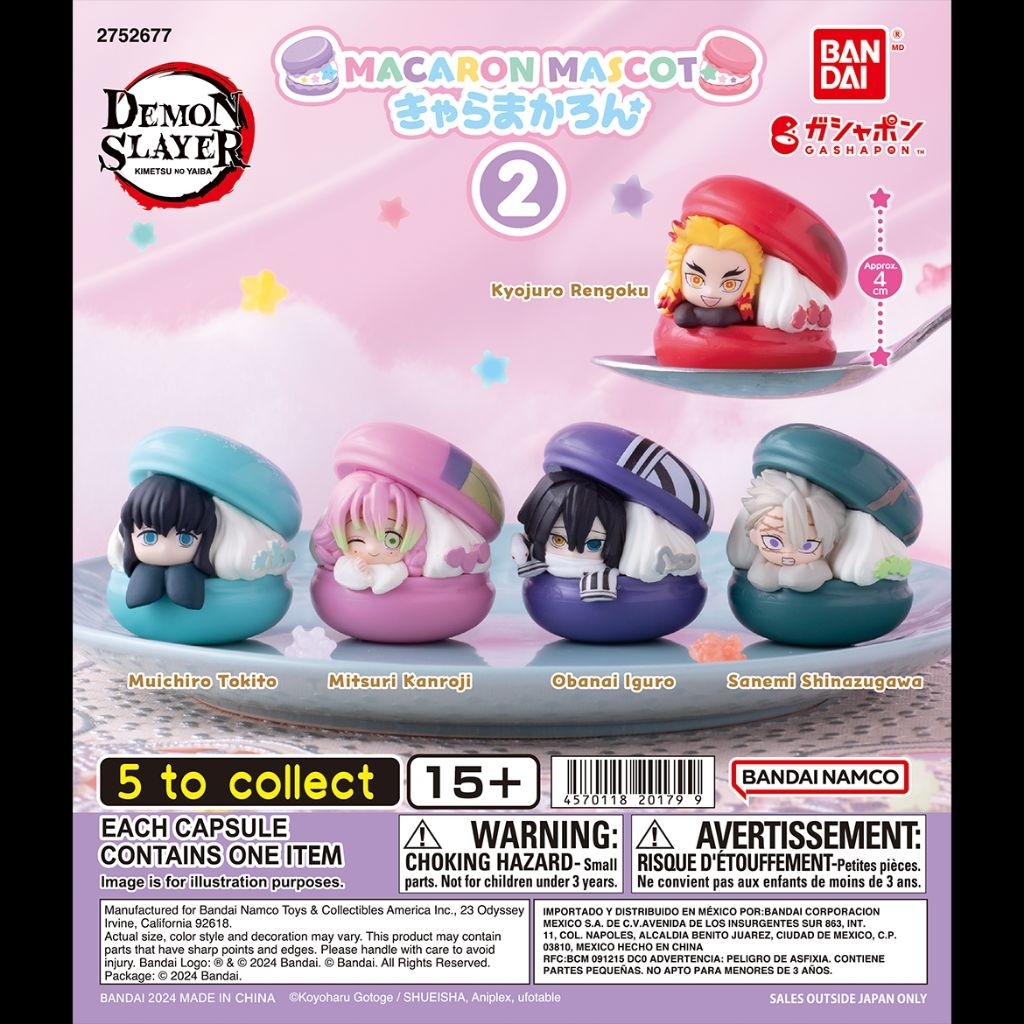 DEMON SLAYER: KIMETSU NO YAIBA MACARON MASCOT 2