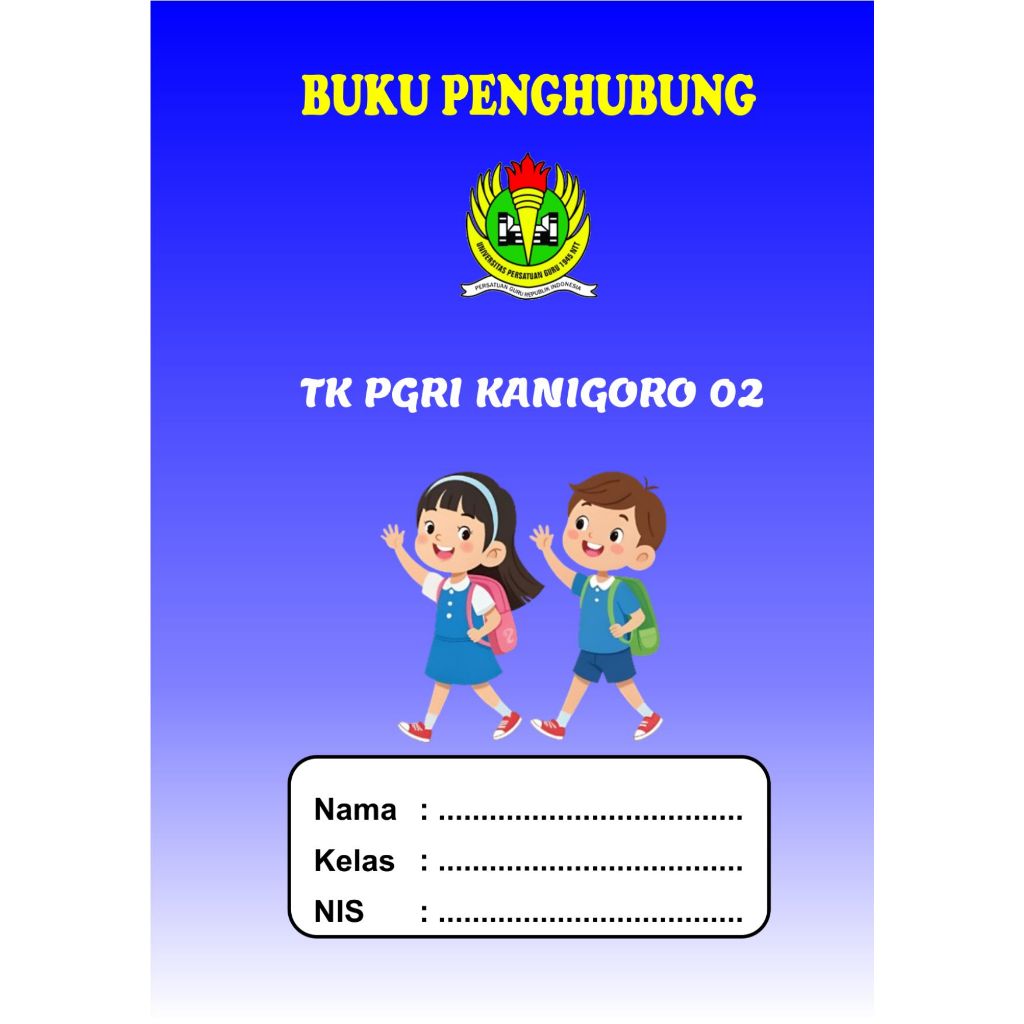 Buku Penghubung Siswa TK/PAUD Custom