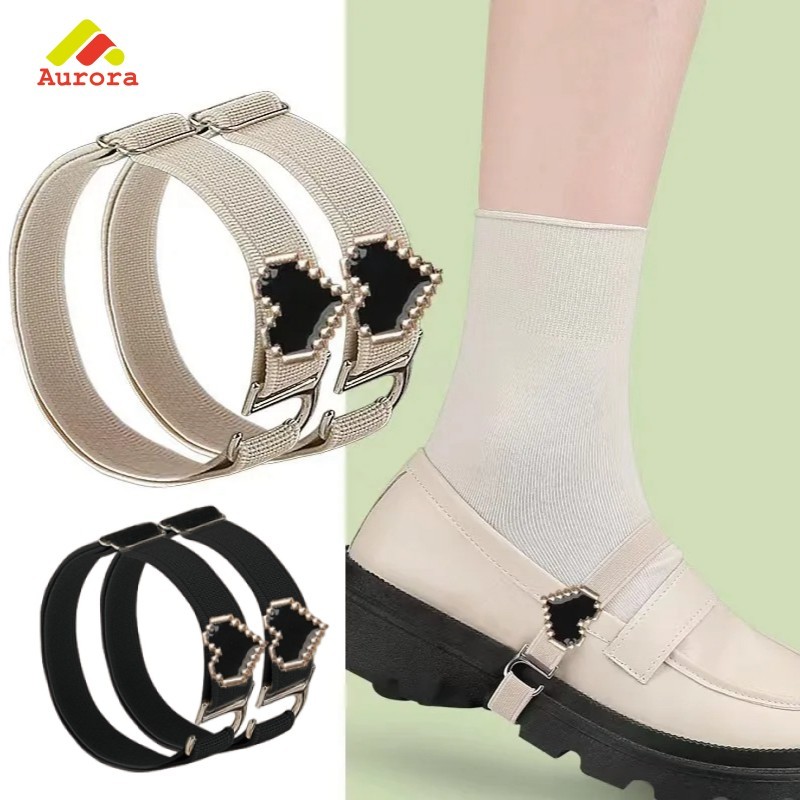 2PCS/Set Tali Heels Pergelangan Pengganti Heels Tali Belakang Dengan Fitur Motif Mencintai Unik Coco