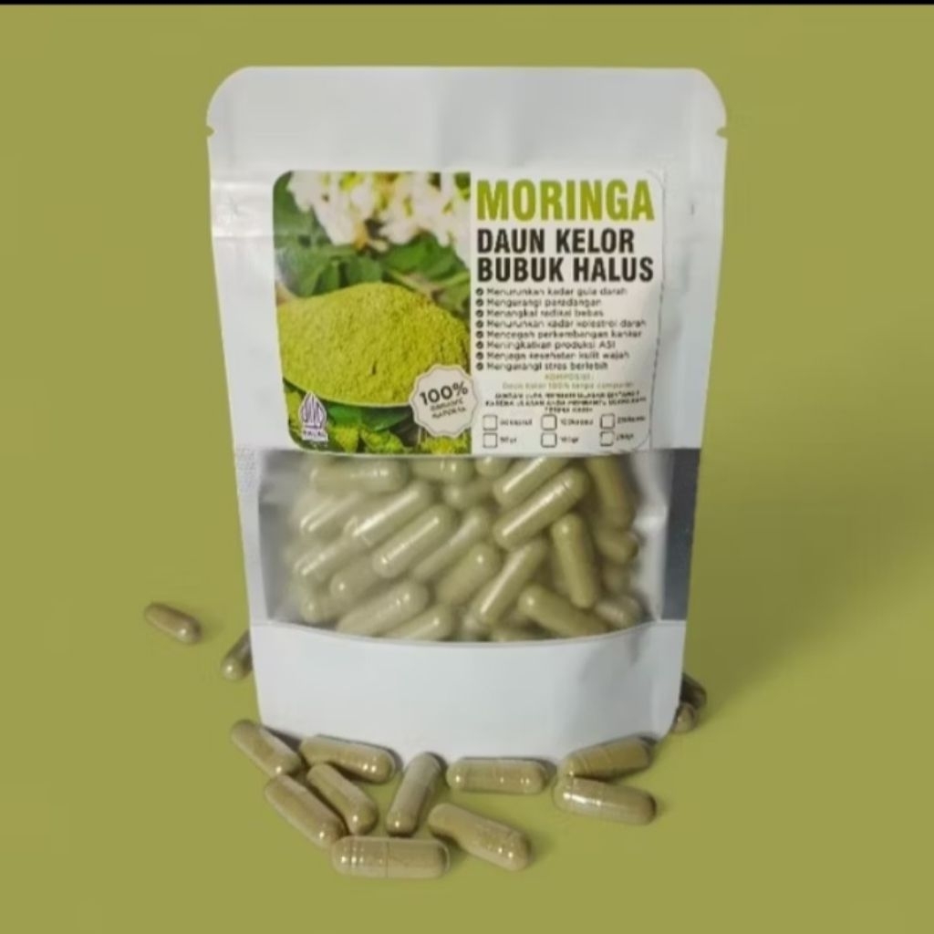 Kapsul Daun Kelor ( DAUN KELOR DALAM KAPSUL )