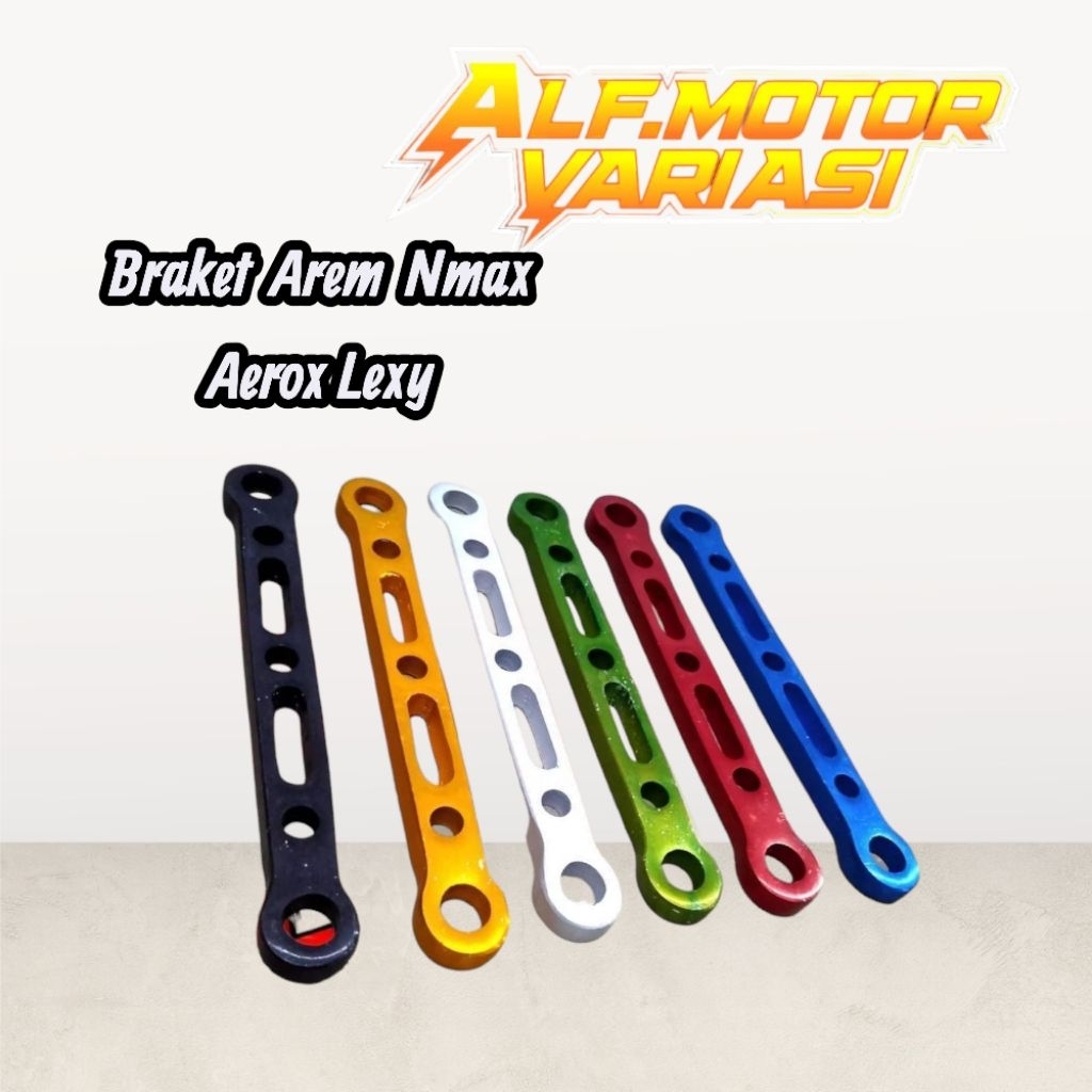 Braket arm Nmax New Aerox New Lexi Jalu Knalpot Nmax Old Aerox Old Nmax 2021 Coak Lubang Garis