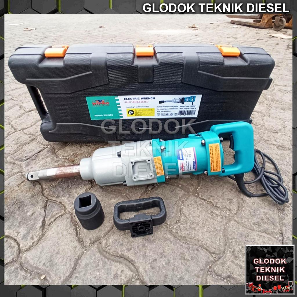 Impact Wrench LISTRIK 1" WIPRO EW636 / Alat Buka Pasang Baut 1 Inch LISTRIK EW 636 WIPRO