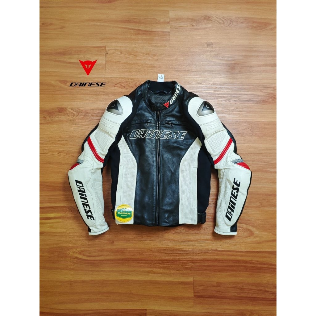dainese Motorcycle bikers leather racing jacket