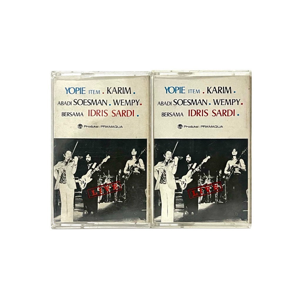 Kaset Pita Yopie Item CS & Idris Sardi Live (1977)