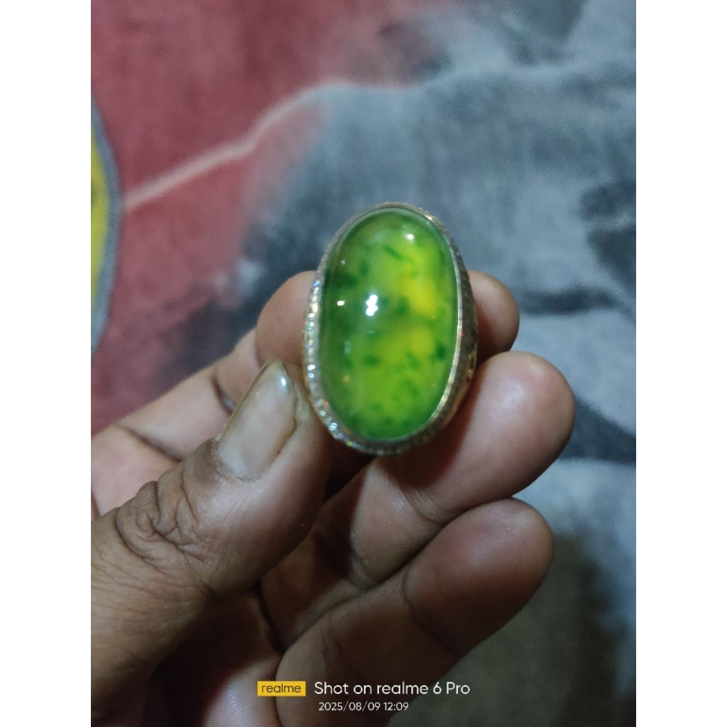 LUMUT Aceh kumbang jati idocrase ACEH spesifikasi siap kontes HQ RING PERAK HM MURNI CHROME SWUASA