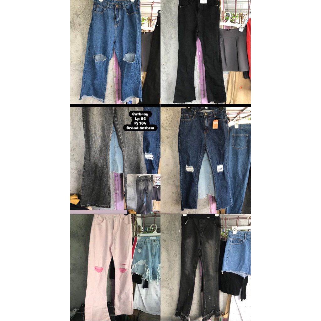 celana jeans serba 25/cutbray/celana jeans wanita/celana jeans sobek/cutbray wanita/celana cutbray/c