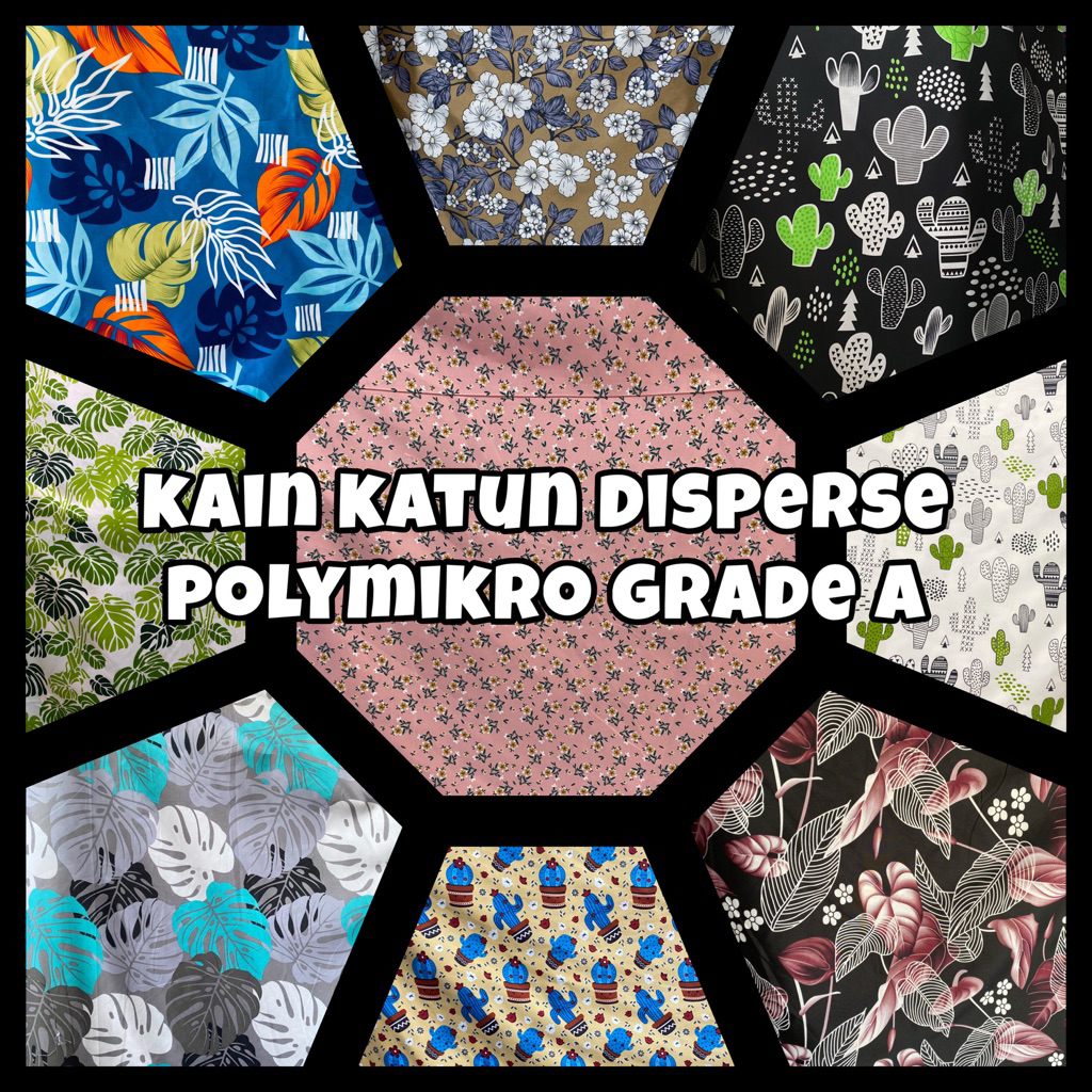 Grosir Kain Sprei Katun Disperse Polymikro Solo|Ecer Meteran