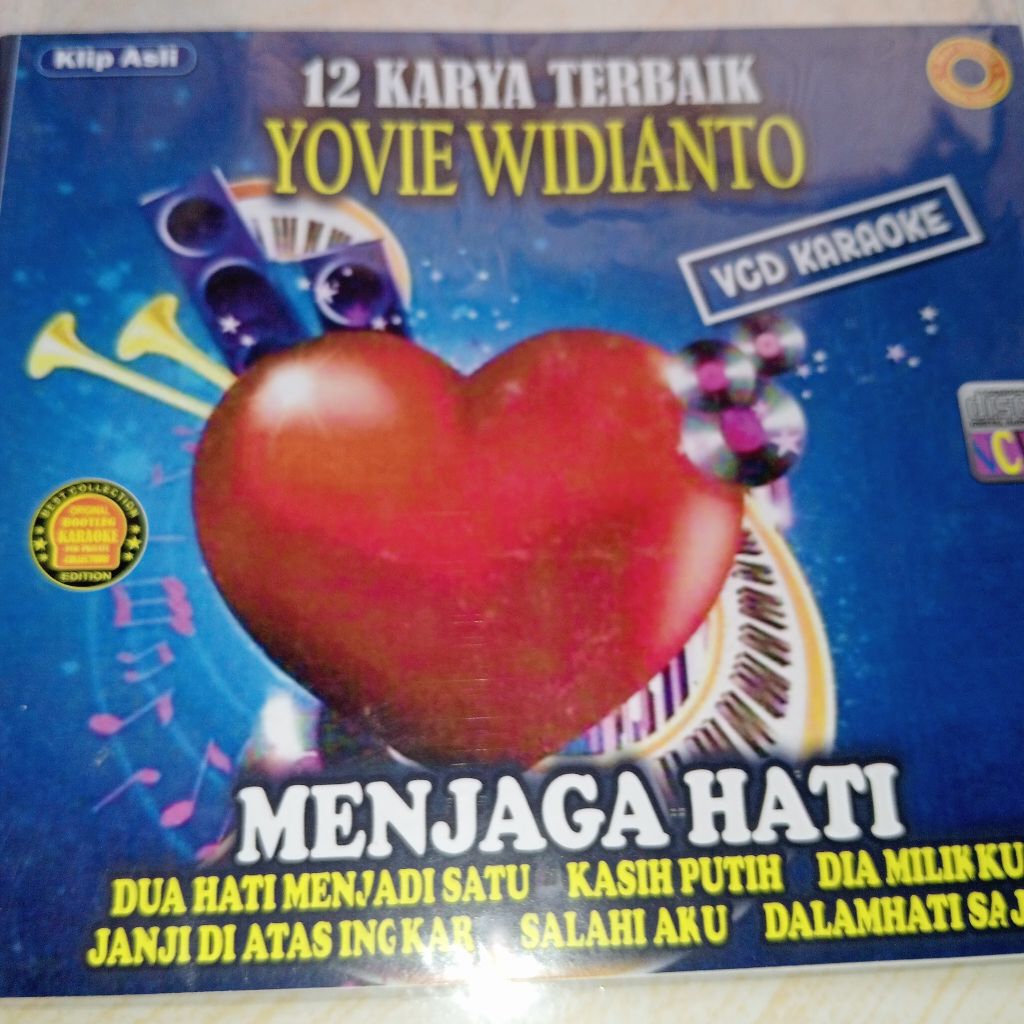 vcd karaoke 12 karya terbaik yovie widianto