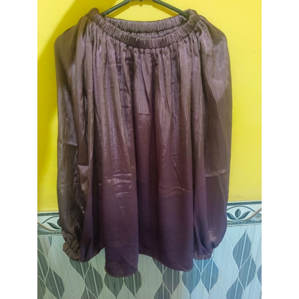 preloved blouse silk