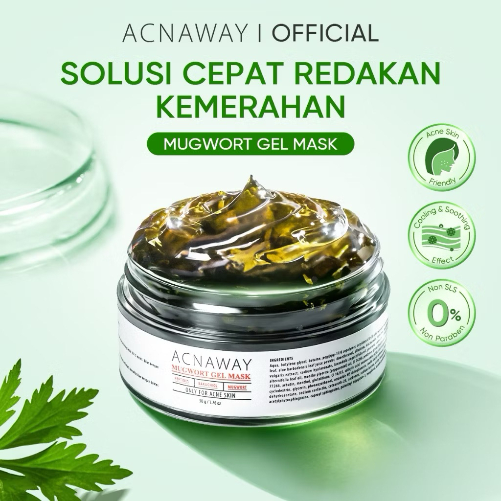 ACNAWAY Mugwort Acne Gel Mask / Acnaway Masker / ACNAWAY mugwort mask