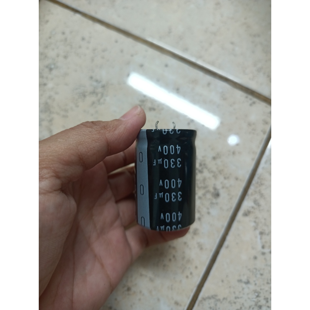 Elco Kapasitor 400V-330UF Nichicon