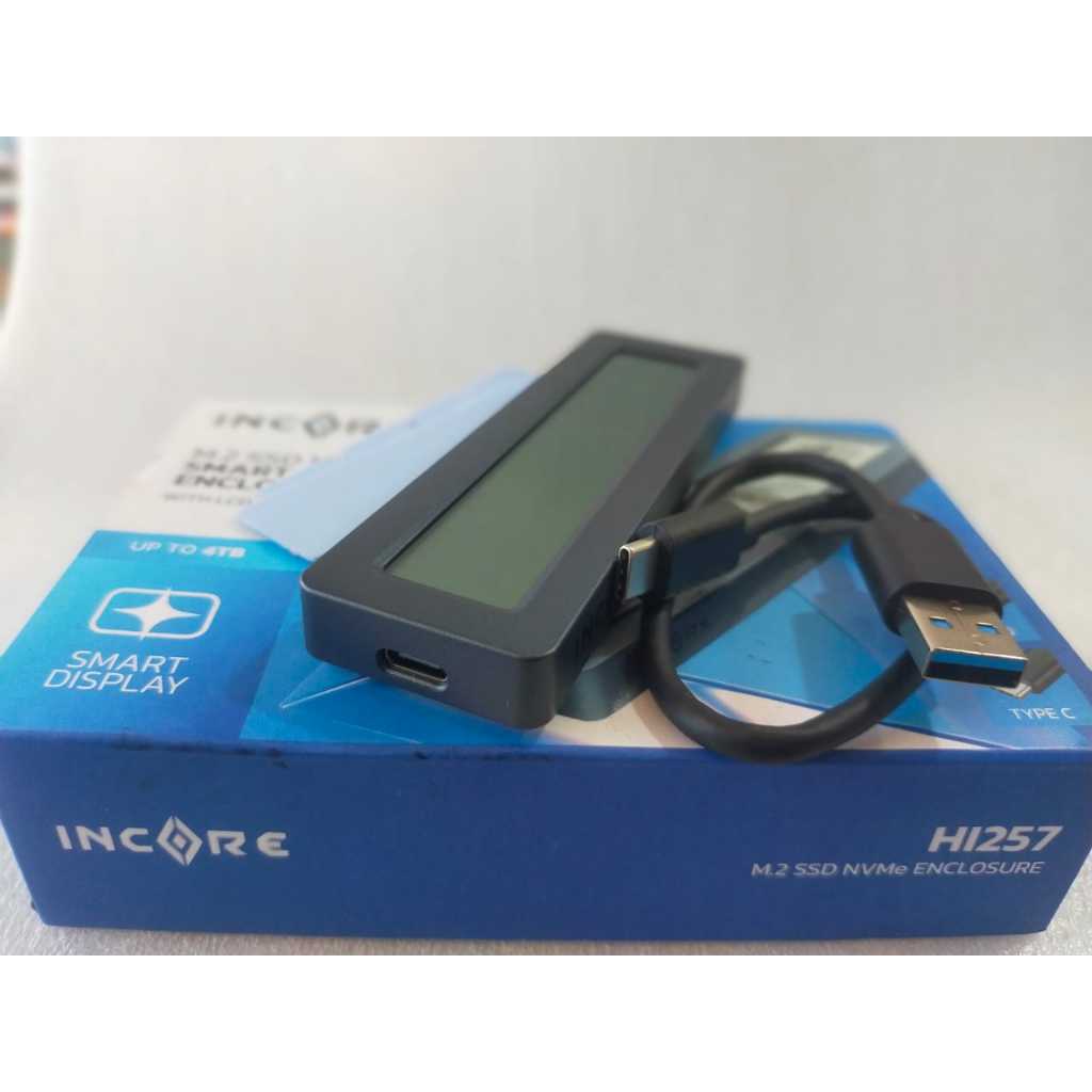 INCORE BOX SSD NVME HI257 SMART DISPLAY - 01788
