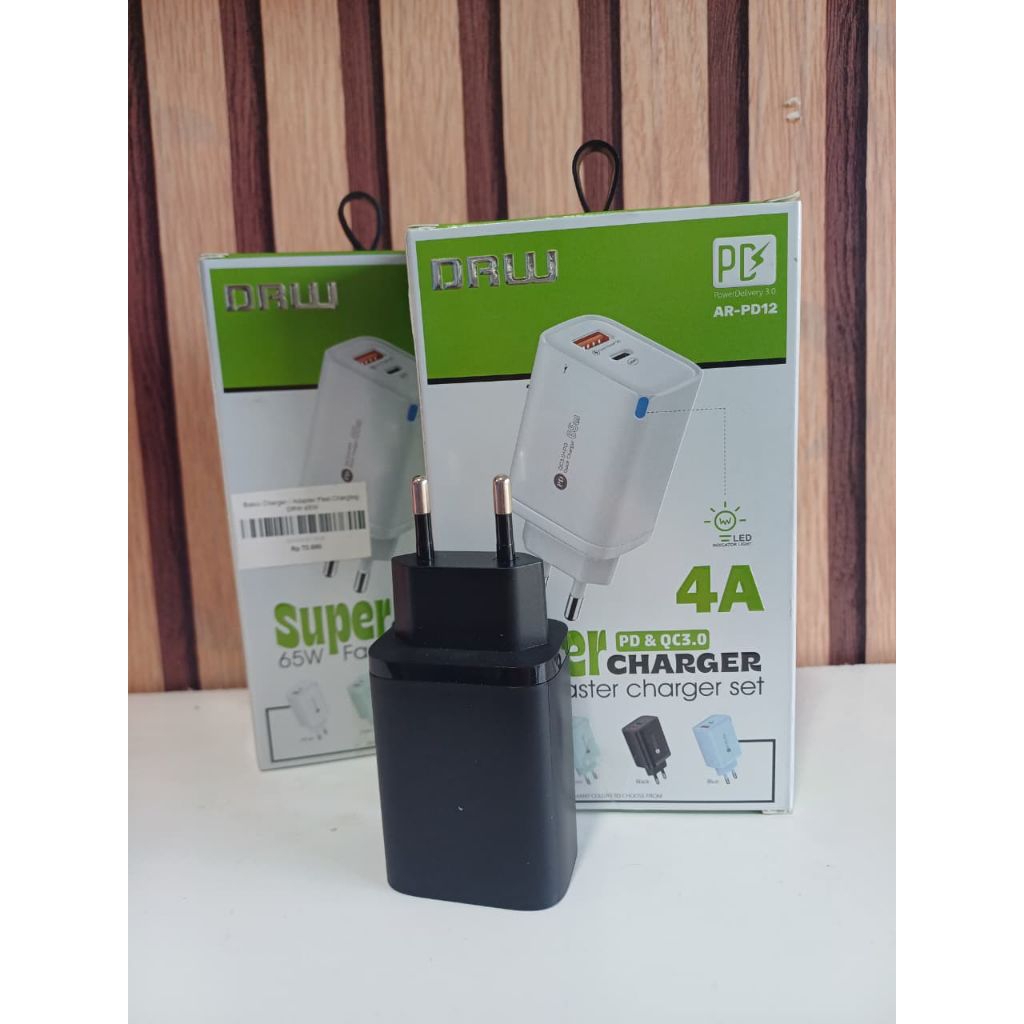 Batok Charger/Adapter Fast Charging DRW 65W