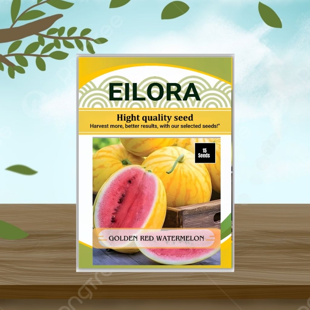 150 BUTIR BIJI/BENIH SEMANGKA GOLDEN RED