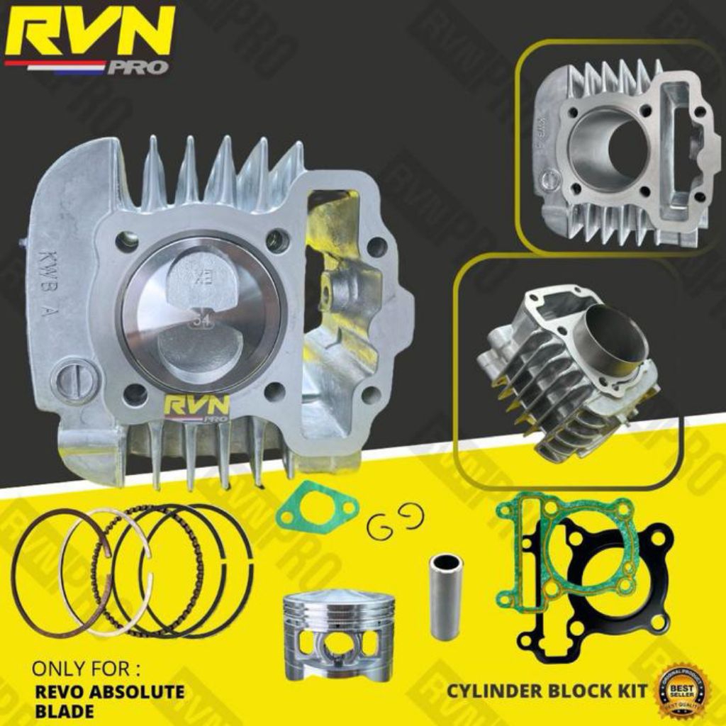 Blok seher BORE UP RVN Revo Absolute & Blade kode seri KWB