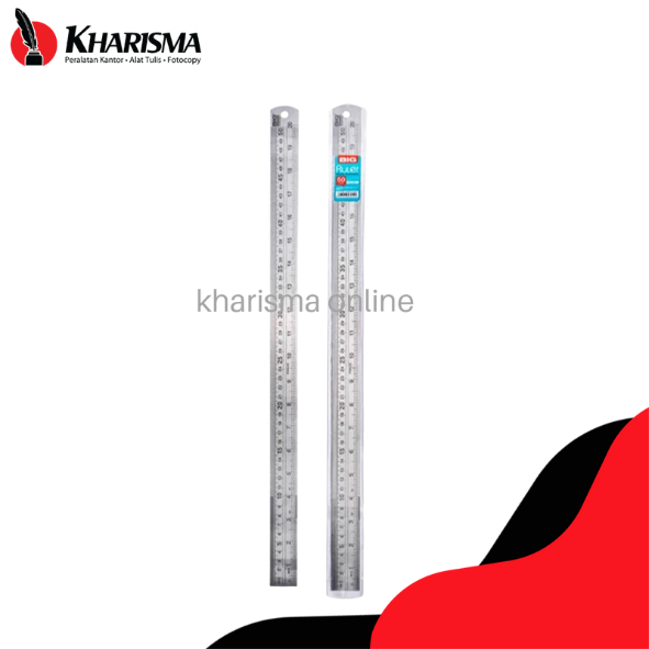 Penggaris Besi  BIG PG-6501 Stainless Steel Tebal 50cm