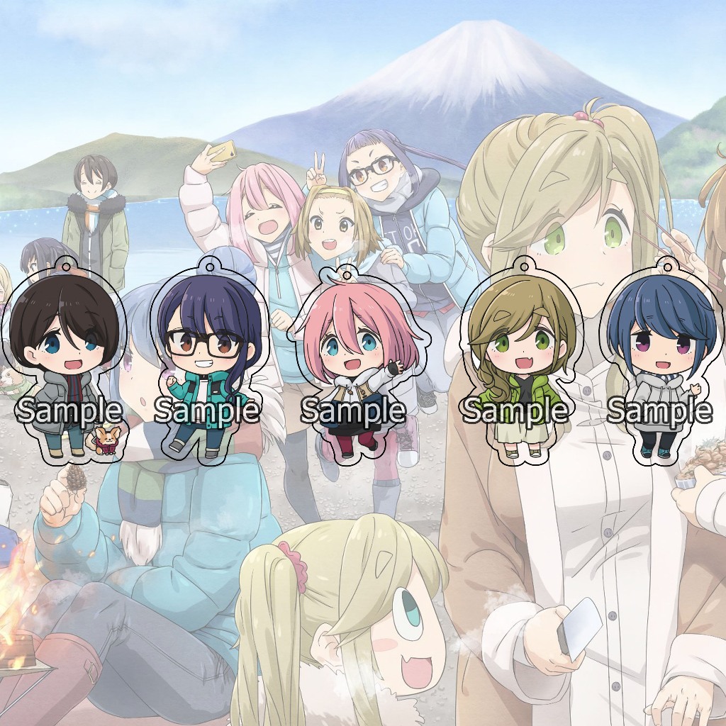 Gantungan Kunci Anime Yuru camp - Key Chain - Souvenir - Anime - Ganci