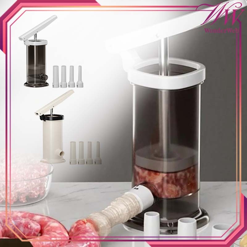 Alat Pengisi Sosis Manual 4 In 1 Dapat Dilepas Alat Buat Sostel Efisien Dan Nyaman Alat Sosis Homema