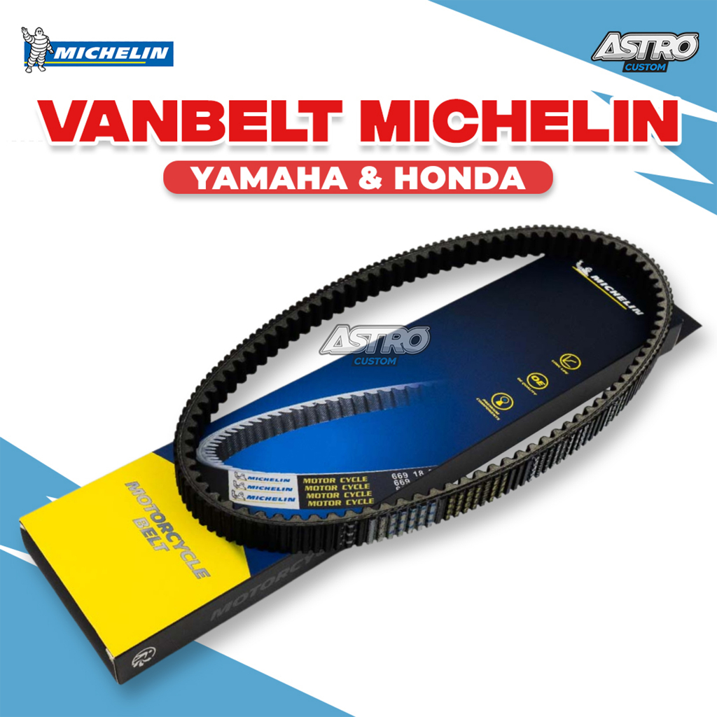 Vanbelt Michelin Vario 125 150 ADV PCX Beat Fi ESP Deluxe Street New KOJ Scoopy Fi Vbelt CVT Racing