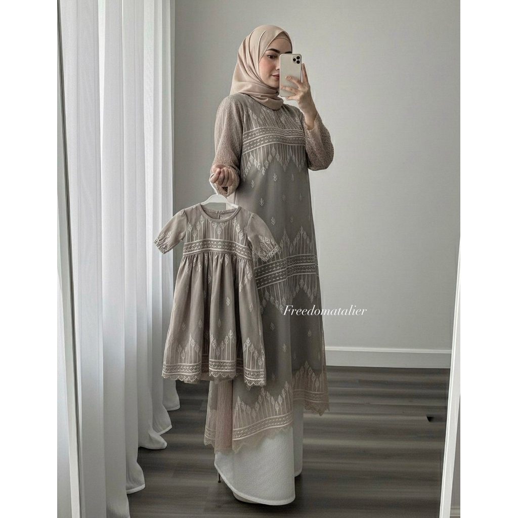 seira family set baju lebaran keluarga baju lebaran couple baju Lebaran 2026 tunik lebaran baju leba