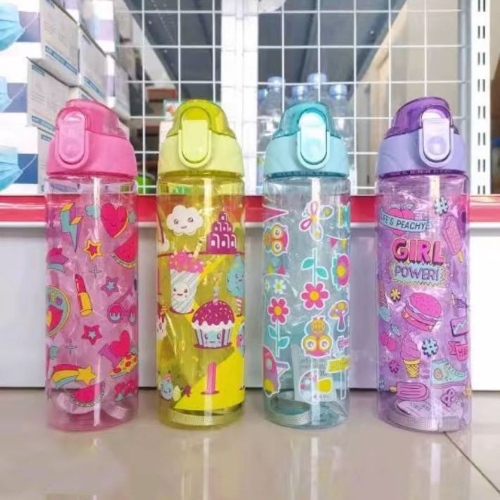 DC B ( B139 ) BOTOL MINUM SMIGGLE COLORFUL 650 ML BPA FREE TDK BISA MEMILIH