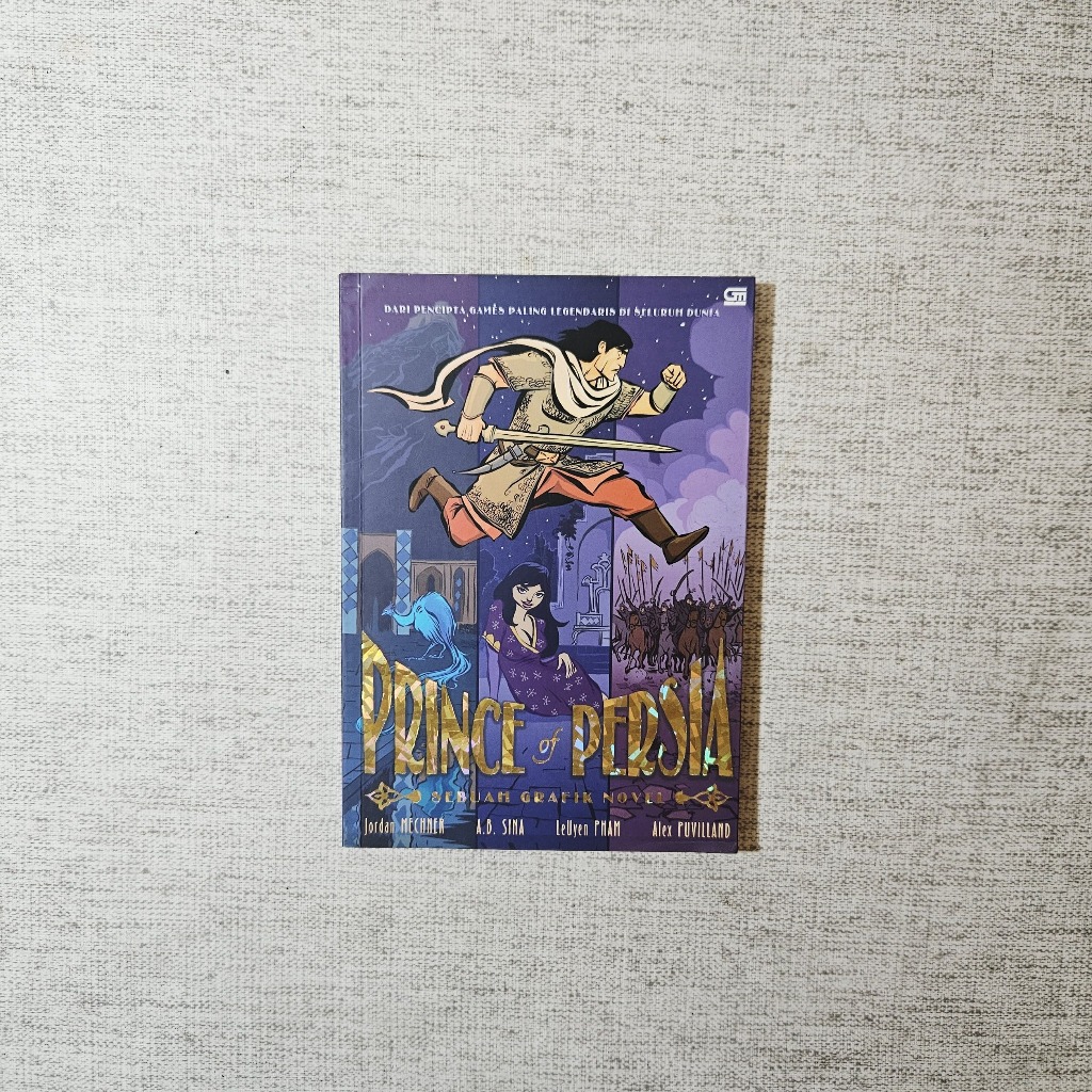 Buku Prince of Persia: Sebuah Grafik Novel: Jordan Mechner, A.B. Sina, LeUyen Pham, Alex Puvilland