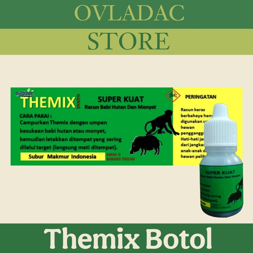 THEMIX INDIA BOTOL / RACUN BABI, RACUN MONYET, RACUN BIAWAK, RACUN ANJING, THEMIX RACUN TIKUS AMPUH